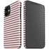 Pink and Black Stripes iPhone 12 Mini Lite Case