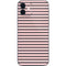 Pink and Black Stripes iPhone 12 Mini Skin