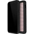 Pink and Black Stripes iPhone 12 Mini Waterproof Case