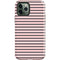 Pink and Black Stripes iPhone 12 Pro Impact Case