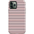 Pink and Black Stripes iPhone 12 Pro Impact Case