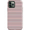 Pink and Black Stripes iPhone 12 Pro Max Impact Case