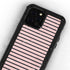Pink and Black Stripes iPhone 12 Pro Waterproof Case