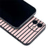 Pink and Black Stripes iPhone 12 Skin