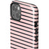 Pink and Black Stripes iPhone 13 Impact Case