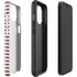 Pink and Black Stripes iPhone 13 Impact Case