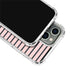Pink and Black Stripes iPhone 13 Pro Clear Case