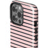 Pink and Black Stripes iPhone 13 Pro Impact Case