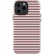 Pink and Black Stripes iPhone 13 Pro Max Impact Case