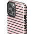 Pink and Black Stripes iPhone 13 Pro Max Impact Case