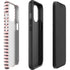 Pink and Black Stripes iPhone 13 Pro Max Impact Case