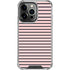 Pink and Black Stripes iPhone 14 Pro Clear Case