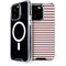 Pink and Black Stripes iPhone 14 Pro MagSafe Case