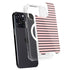 Pink and Black Stripes iPhone 15 Pro MagSafe Case