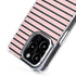 Pink and Black Stripes iPhone 14 Pro MagSafe Case