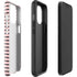 Pink and Black Stripes iPhone 14 Pro Max Impact Case