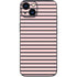 Pink and Black Stripes iPhone 14 Skin