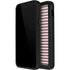 Pink and Black Stripes iPhone 15 Waterproof Case