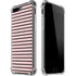 Pink and Black Stripes iPhone 7/8 Plus Clear Case