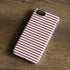 Pink and Black Stripes iPhone 7 Pro Case