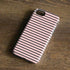 Pink and Black Stripes iPhone 8 Pro Case