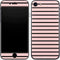 Pink and Black Stripes iPhone 8 Skin