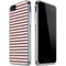 Pink and Black Stripes iPhone SE (2nd & 3rd Gen) Clear Case