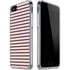 Pink and Black Stripes iPhone SE (2nd & 3rd Gen) Clear Case