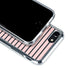 Pink and Black Stripes iPhone SE (2nd & 3rd Gen) Clear Case