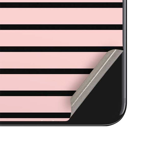 Pink and Black Stripes iPhone SE (2nd & 3rd Gen) Skin