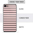 Pink and Black Stripes iPhone SE (2nd & 3rd Gen) Skin