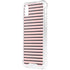 Pink and Black Stripes iPhone XS Clear Case