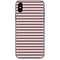 Pink and Black Stripes iPhone XS Skin