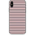 Pink and Black Stripes iPhone XS Skin