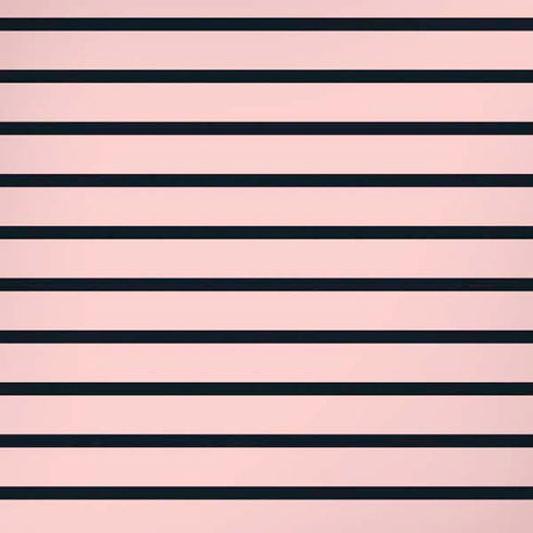 Pink and Black Stripes iPhone XS Skin