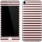 Pink and Black Stripes Apple iPod Skin