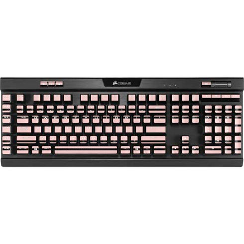 Pink and Black Stripes K95 RGB PLATINUM Mechanical Gaming Keyboard Skin