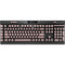 Pink and Black Stripes K95 RGB PLATINUM Mechanical Gaming Keyboard Skin