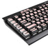 Pink and Black Stripes K95 RGB PLATINUM Mechanical Gaming Keyboard Skin