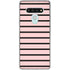 Pink and Black Stripes LG Stylo 6 Clear Case