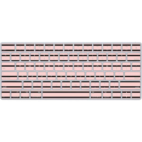 Pink and Black Stripes Magic Keyboard Skin