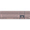 Pink and Black Stripes Magic Keyboard with Numeric Keypad Skin