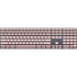 Pink and Black Stripes Magic Keyboard with Numeric Keypad Skin