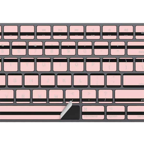 Pink and Black Stripes Magic Keyboard with Numeric Keypad Skin