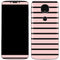 Pink and Black Stripes Moto E5 Plus Skin