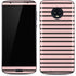 Pink and Black Stripes Moto G6 Skin
