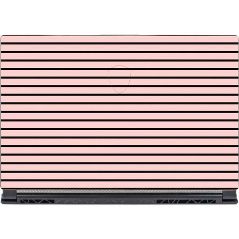 Pink and Black Stripes MSI GS65 Stealth Laptop Skin