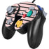 Pink and Black Stripes Nintendo GameCube Controller Skin