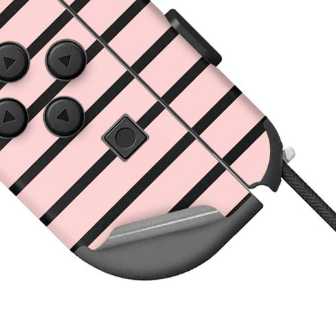 Pink and Black Stripes Nintendo Joy-Con (L/R) Controller Skin