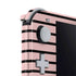 Pink and Black Stripes Nintendo Switch Lite Skin